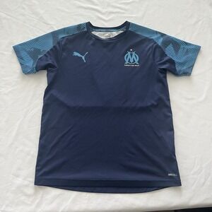PUMA Olympique De Marseille Om Training Stadium Jersey T-Shirt Youth Size XL